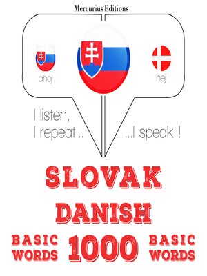 cover image of Slovak-Danish: 1000 basic words